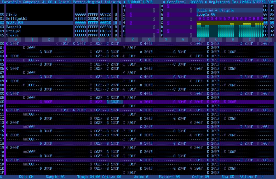 Screenshot of Farandole Composer