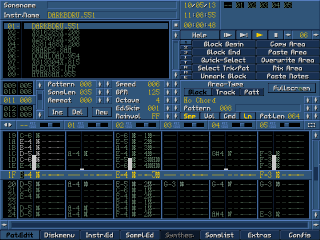 Screenshot of DigiTrakker 1.x